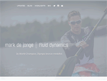 Tablet Screenshot of markdejonge.com
